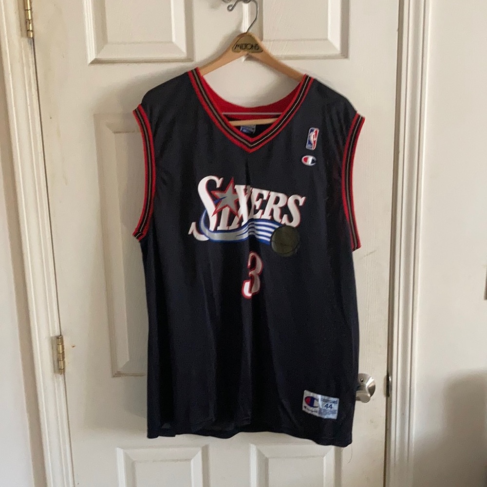 Authentic Philadelphia 76’s Allen Iverson Jersey